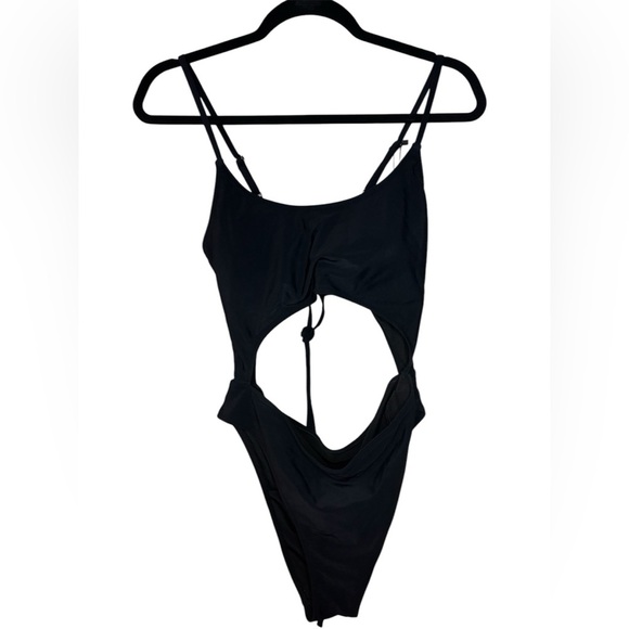 Black Cutout Swimsuit size L - Picture 1 of 5